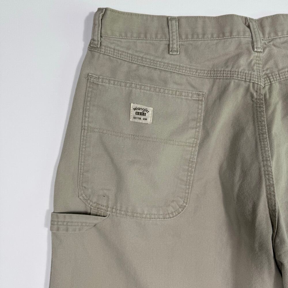 Vintage Wrangler HERO Carpenter Pants Khaki‎ Workwear 36x30 Made in USA
